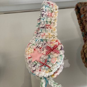 Orejeras de punto estilo forestal con decoración de estrella y lazo para mujer, orejeras cálidas de algodón para otoño e invierno, colores variados - Product Image 4