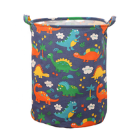 Grand panier à linge pliable imprimé d'animaux mignons, organisateur pour chambre d'enfant et salle de jeux, panier à linge pour vêtements d'enfants et jouets de bébé