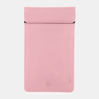 Faraday Pouch Bag Box Protection contre le vol de voiture de clé de voiture élégante avec des matériaux en cuir de silicone PU pour iPhone Pochette