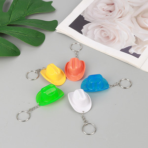 Llavero Destapador de Botellas con Diseño de Sombrero de Vaquero Occidental Vintage y Casco de Construcción, Regalo Promocional Novedoso, Venta al por Mayor - Product Image 2