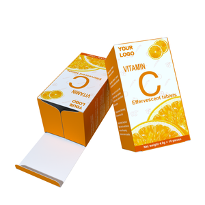 لون تصميم برتقالي فيتامين C علبة تعبئة حبوب الكالسيوم ملحق أقراص الكالسيوم للأدوية - Product Image 6