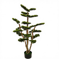Arbre Bonsaï Artificiel en Plastique, Type Pin Aiguille, pour Décoration Maison, Mariage et Jardin - Vente en Gros