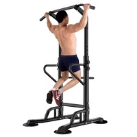 Alat Latihan Kekuatan Multifungsi Power Tower Pull Up Station Free Standing Dip Station untuk Home Gym
