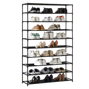 خزانة لتنظيم الأحذية تتسع إلى 50 زوجًا متينة ومستقرة حامل أحذية منزلي من البلاستيك لسهولة التجميع بسعة كبيرة - Product Image 2