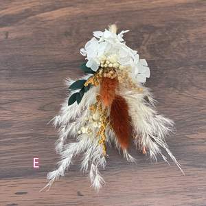 Décoration Bohème pour la Maison, Centres de Table de Mariage, Arrangements de Plantes Séchées, Mini Bouquet de Pampas, Fleurs Séchées - Product Image 2
