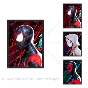 Best Sell Marvel Series Spider Man 3D Lenticular Anime Poster For Advertising Gift