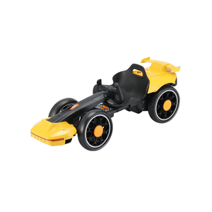 Kart à pédales pas cher pour enfants, avec essieu arrière rapide, pièces de piste gonflable, cadre pliable, électrique et musical - Product Image 1