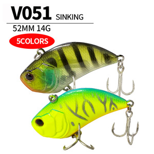FUN Stainless Steel VIB Artificial Hard <strong>Bait</strong> 52mm/14g Full Swimming Layer for Saltwater <strong>Fish</strong> &amp; Pike <strong>Catfish</strong> Bionic Lure - Product Image 2