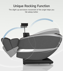 Silla de Cuero 3D de Gravedad Cero con Masaje Shiatsu, Ofrece una Relajación Lujosa para Uso Doméstico - Product Image 5