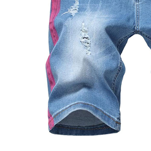 Shorts en jean droits taille mi-haute pour homme, personnalisables, en denim de qualité supérieure, idéaux pour l'extérieur – Nouvelle collection été pour adultes - Product Image 5