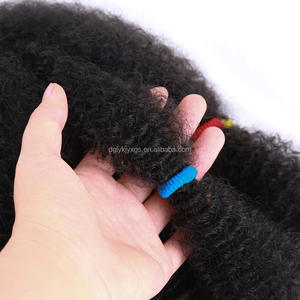 <span class=keywords><strong>Hot</strong></span> <span class=keywords><strong>Sale</strong></span> Afro <span class=keywords><strong>Kinky</strong></span> Hair Bulk Extensions Eenvoudig Gehaakte Vlechten Voorgespannen Vlechten Groothandel Expressie Vlecht Gehaakt Haar - Product Image 6