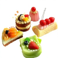 Jouet de simulation de pâte à gâteau à décompresser avec musique, en caoutchouc, pour faire rouler, thèmes citrouille, dessert basque, brownie, Zhejiang, 14 ans et plus