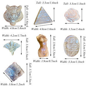 Оптовая продажа: Резной кристалл из натурального лунного камня с синим отливом, маленький дилдо с глазом, в подарок - Product Image 2