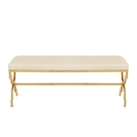 Banc long moderne et simple de style nordique, tabouret de luxe pour poser les chaussures, pour chambre à coucher, bout de lit, école, hôpital, hôtel - Livraison à domicile