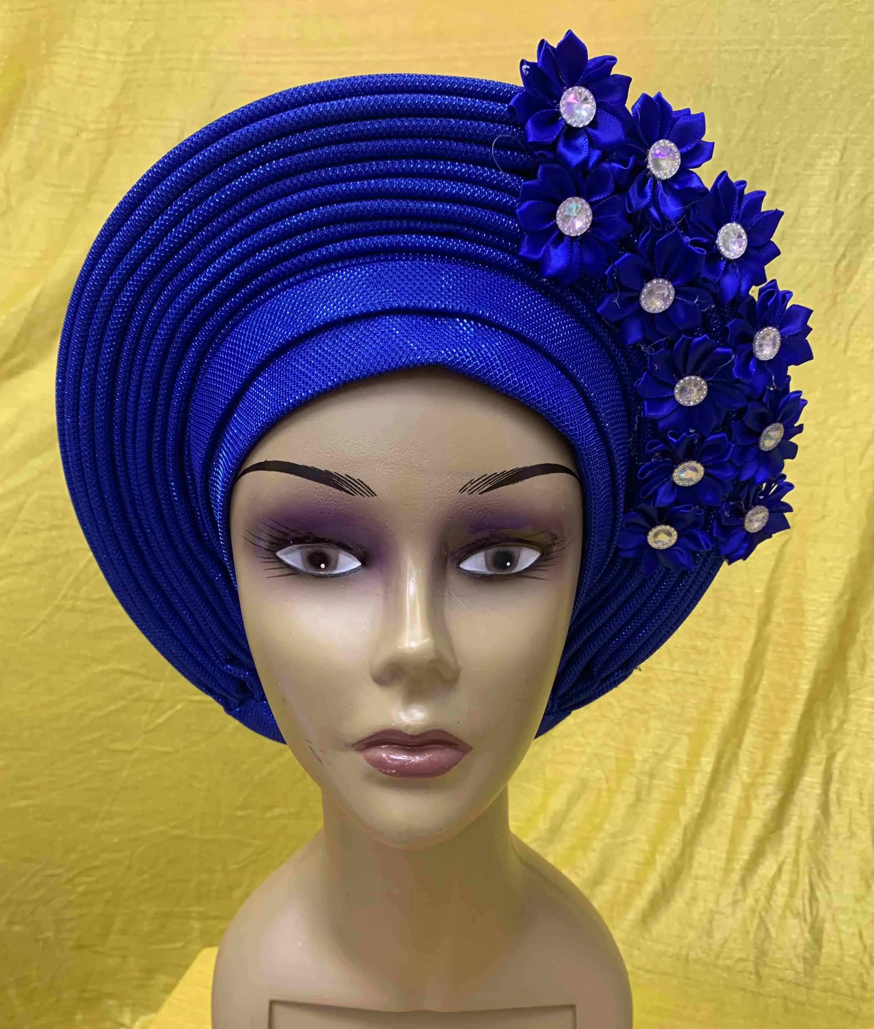 Nijerya otomobil gele afrika başkanı kravat afrika aso oke headtie türban nijeryalı gele afrika aso ebi büyük ağız