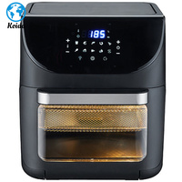 Friteuse à air numérique électrique Koida 12L avec rôtisserie 10 préréglages de cuisson