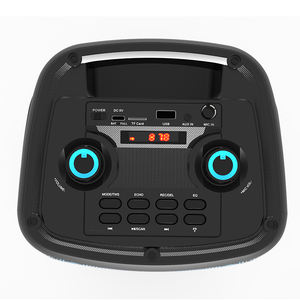 Magic Sound Big Power 4 pulgadas Karaoke portátil Audio Disco Live Band Altavoces Mini Subwoofers con 2PCs Micrófonos - Product Image 6