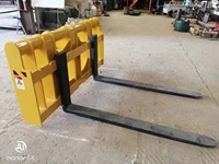 Fourche à palette de haute qualité pour chargeur sur pneus 6T Doosan/Caterpillar/Sany/Shantui/Case/Volvo/Komatsu