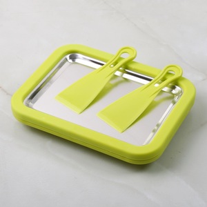Mùa hè thép không gỉ tấm <span class=keywords><strong>Ice</strong></span> <span class=keywords><strong>Cream</strong></span> Maker tính năng bền vững cho tự chế <span class=keywords><strong>Ice</strong></span> <span class=keywords><strong>Cream</strong></span> công cụ - Product Image 5