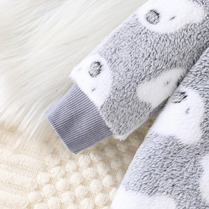 Ropa de Bebé Unisex para Invierno, Mono de Felpa Tejida ODM, Cálido y Casual para Gatear - Product Image 6