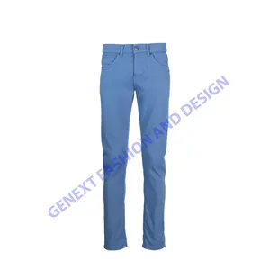 Groothandel Aangepaste Fabrieksprijs Denim Herenbroek Mode Losse Broek Geborduurd Logo Denim Jeans Broek Van Bangladesh