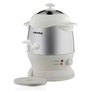 <span class=keywords><strong>Samovar</strong></span> Elettrico AKANE 1350W 6L, Bollitore Tradizionale per Tè con Corpo in Acciaio Inox, <span class=keywords><strong>Teiera</strong></span> in Ceramica, Erogazione Continua di Acqua Calda - Product Image 4