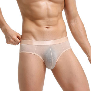Calzoncillos de Nailon Delgados y Sexys para <span class=keywords><strong>Hombre</strong></span>, Ropa Interior Transpirable y Suave de Jacquard para Uso Diario Informal - Product Image 1