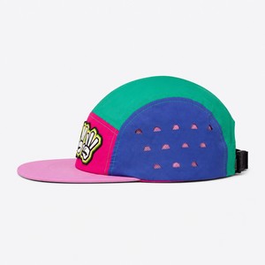 Casquette de camionneur OEM personnalisée avec logo 3D en vinyle, 5 panneaux, 100 % polyester, imperméable, protection solaire, vente en gros, commande en gros - Product Image 4