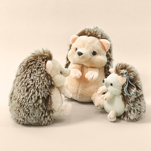 Peluche <span class=keywords><strong>Riccio</strong></span> Seduto Personalizzabile OEM con Logo a Colori, Ordine all'Ingrosso, Vendita Diretta dalla Fabbrica, MOQ Basso, Consegna Rapida - Product Image 4
