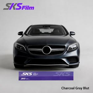 ウルトラマット外装装飾 1.52*15m 7.5mil 紫外線防止 光沢 スターライトパープル ステッカー 自己粘着 カーラッピングビニール フルボディ - Product Image 3