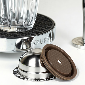 Capsules réutilisables compatibles avec <span class=keywords><strong>Nespresso</strong></span> Vertuo Plus/Vertuo Next/Vertuo <span class=keywords><strong>POP</strong></span>, dosettes rechargeables en acier inoxydable - Product Image 5