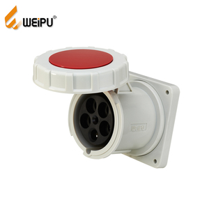 Iec60309 Nữ Ổ cắm điện điện áp cao 3/4/<span class=keywords><strong>5</strong></span> Pin tiêu chuẩn chống thấm nước IP67 bảo vệ đánh giá 125A kết nối điện - Product Image 4