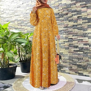 <strong>Traditional</strong> Clothing Accessories <strong>Nigeria</strong> Abaya Women Muslim <strong>Dress</strong> Floral - Product Image 5