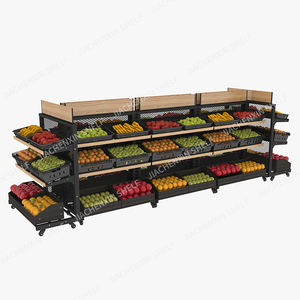 Estante para supermercado, estantería de verduras con ruedas, firme, gran oferta, directa de fábrica - Product Image 4