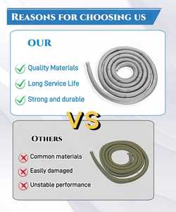 Joint d'étanchéité de porte de <span class=keywords><strong>four</strong></span> DG63-00255B, 86 pouces de long, 27 clips de fixation pour fours <span class=keywords><strong>Samsung</strong></span>, remplace DG63-00255A 3554990 - Product Image 3