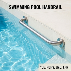 Barre d'appui personnalisable en acier inoxydable 304 pour la sécurité des piscines, main courante pour échelle de <span class=keywords><strong>piscine</strong></span> - Product Image 1