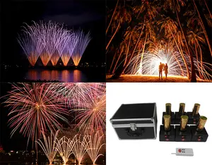 Fireworks Shells Racks DMX Control Stage Pyrotechnic Cold Pyro Fountain Double Electric Windmill Fireworks Firing System