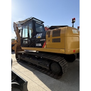 Excavatrice sur chenilles hydraulique d'occasion CAT 323DL avec godet de 1,2 m³ de capacité, puissance de 110 kW, pelle d'occasion de haute qualité, équipement d'occasion - Product Image 3