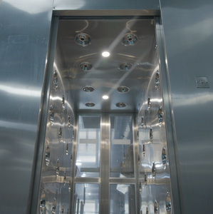 Douche d'air en acier inoxydable personnalisable avec porte automatique pour l'industrie alimentaire, pharmaceutique et électronique - Product Image 3