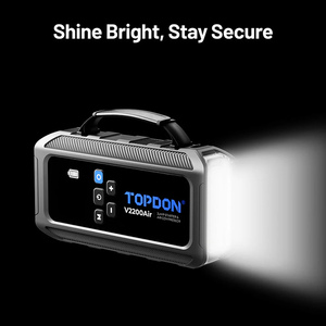 TOPDON V2200Air 2-in-1 2200 Car Battery Jump & Tire With Digital LCD Screen and Emergency Light TOPDON V2200Air Jump Starter Tir - Product Image 2