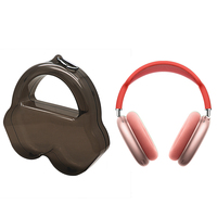 Pochette de protection rigide transparente pour écouteurs, sac de rangement anti-rayures pour écouteurs Airpods Max