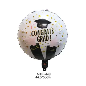 Großhandel 18 Zoll Aluminium Luftballons Globos Helium folie Mylar Luftballons Abschluss saison Mini Ballon Anzug