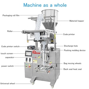 Tự động đa chức năng máy cho hạt nhỏ cho bột cà phê đường muối thực phẩm ghi nhãn 3-Side con dấu Túi Túi Phim - Product Image 2