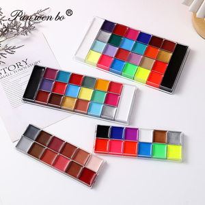 Panwenbo Ensemble OEM sans Offre Spéciale pour enfant Palette de <span class=keywords><strong>peinture</strong></span> de couleur de maquillage brillant Kit de <span class=keywords><strong>peinture</strong></span> pour le visage - Product Image 6
