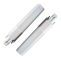 Corps en alliage d'aluminium laiteux ou transparent Couvercle 4w 6w 8w Ac85-265v 3000k g23 gx23 base lampe à tube led