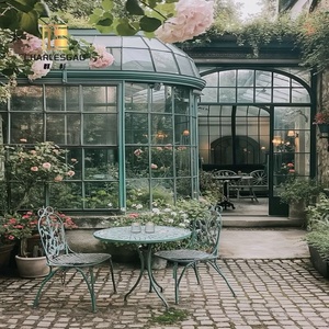 Leo núi Retro Châu Âu sắt rèn cổ điển, hoa nhịp lớn, hoa hồng, vòm, kệ hoa, sân thượng, vườn, sân - Product Image 1