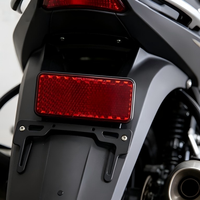 Réflecteur de sécurité E-MARK 58*28mm, plaque réfléchissante pour scooter, vélo électrique, moto, pièces détachées pour scooter électrique