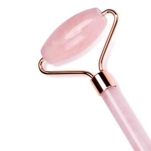 Wholesale double head face eye massage rose quartz natural gemstone jade stone roller - Product Image 5