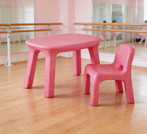 طقم كرسي ومكتب للأطفال من البلاستيك المتين قابل لتعديل الارتفاع، طاولة دراسة للأطفال، أثاث تعليمي للمنزل والفصول الدراسية - Product Image 6