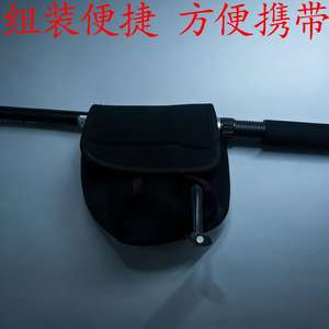 Sac de protection pour moulinet de pêche, en tissu de plongée noir, résistant à l'usure, pour moulinet de pêche, unisexe, taille S M L - Product Image 4